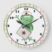 Horloge de bande dessinée de grenouille (Recto)