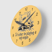 Horloge de bande dessinée d'organe (Angle)