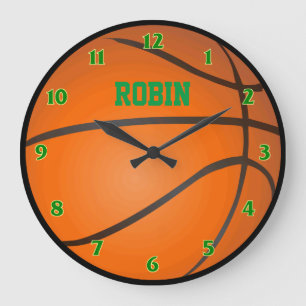 Horloge de basket personnalisée