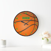 Horloge de basket personnalisée (Maison)