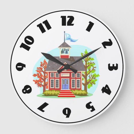 Horloge de bâtiment scolaire (Recto)