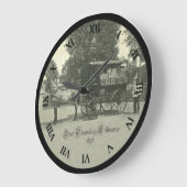 Horloge de bibliothèque vintage (Angle)