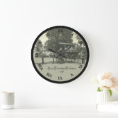 Horloge de bibliothèque vintage (Maison)