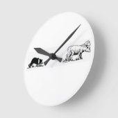 Horloge de border collie (Angle)
