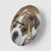 Horloge de bouledogue de sommeil (Angle)