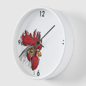 Horloge de cadre en bois (Angle)