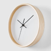 Horloge de cadre en bois (Angle)