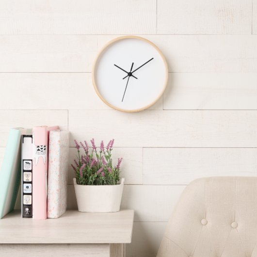 Horloge de cadre en bois (Salle de lecture)