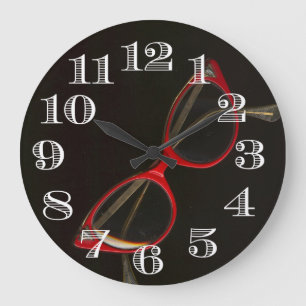Horloge de cadres fraîche en verre