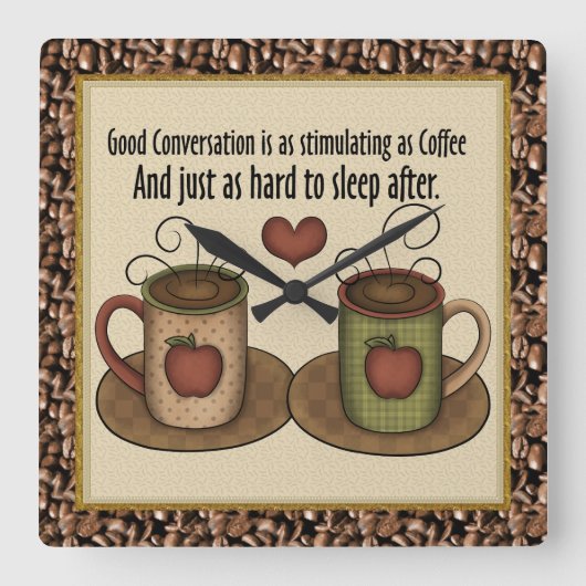 Horloge de café de dessin (Recto)