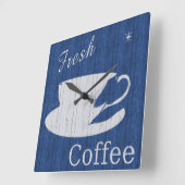 Horloge de café rustique (Angle)