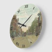 Horloge de carte postale de Marion Ohio - St 1908 (Angle)