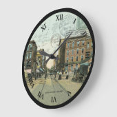 Horloge de carte postale de Springfield Ohio - (Angle)
