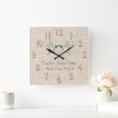 Horloge de champagne de Blush Romantique Personnal (Maison)