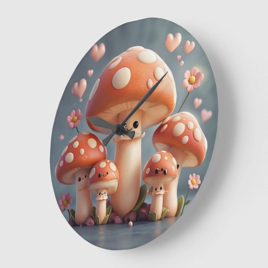 horloge de champignons (Angle)