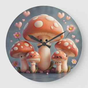horloge de champignons