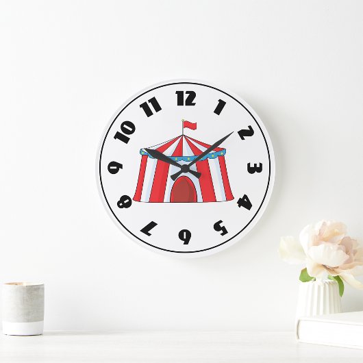 Horloge de chapiteau de cirque