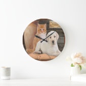 horloge de chiot et chaton (Maison)