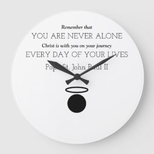 Horloge de Citation du pape Jean-Paul II