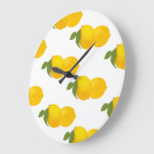 Horloge de citron blanc (Angle)