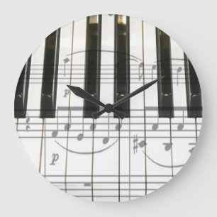 Horloge de clavier de piano