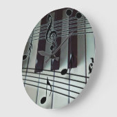 Horloge de clavier de piano (Angle)