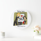 Horloge de coiffeur de salon de beauté (Maison)