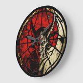 Horloge de conception diabolique en verre tendu (Angle)