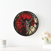 Horloge de conception diabolique en verre tendu (Maison)