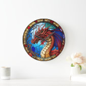 Horloge De Conception Dragon De Verre (Maison)