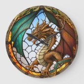 Horloge De Conception Dragon De Verre (Recto)