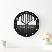 Horloge de conception du clavier de piano (Maison)