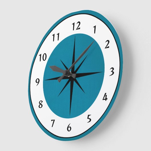 Horloge de conception du milieu du siècle (Angle)