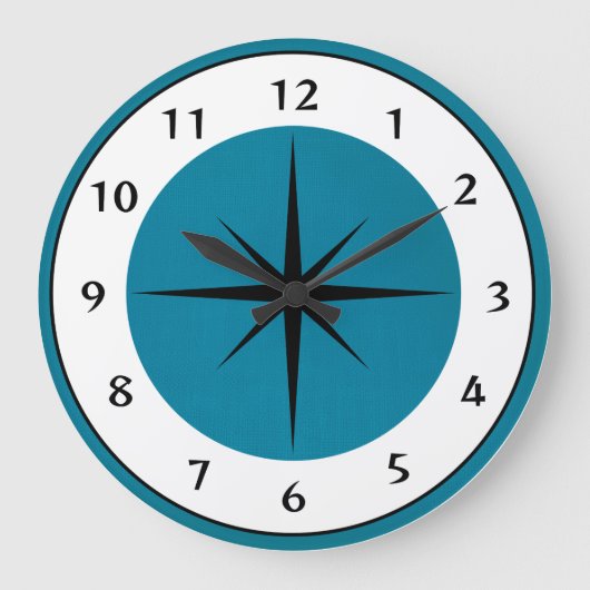 Horloge de conception du milieu du siècle (Recto)