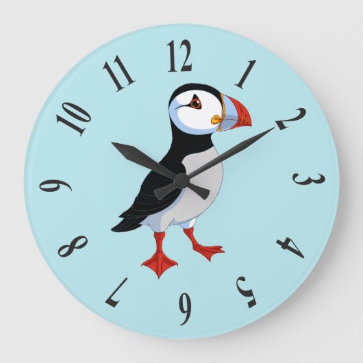 Horloge de conception du Puffin mignon (Recto)