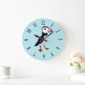 Horloge de conception du Puffin mignon (Maison)