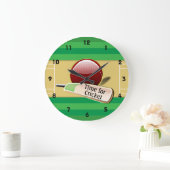 Horloge de conception du sport de cricket (Maison)
