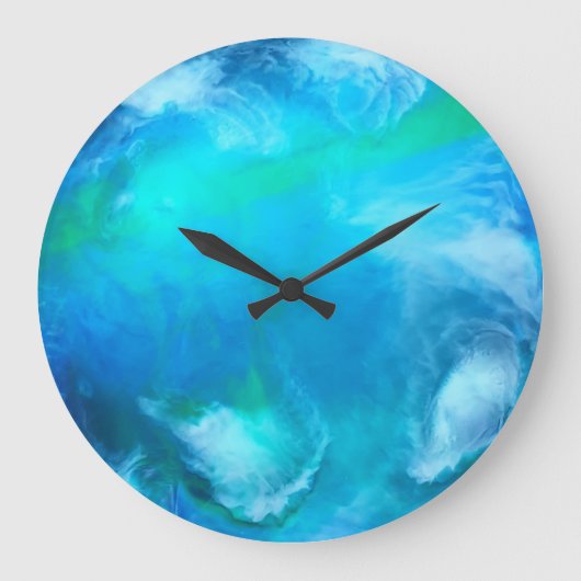 Horloge de conception originale de Resin Art (Recto)
