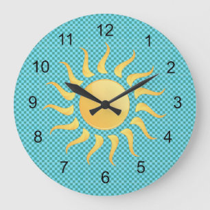 Horloge de conception Sunshine