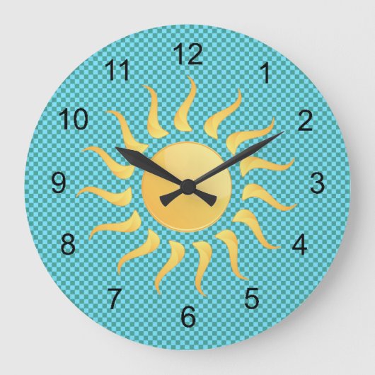 Horloge de conception Sunshine (Recto)