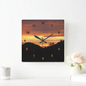 Horloge de coucher du soleil de l'Arizona (Maison)