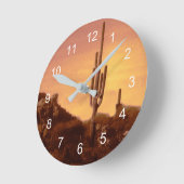 horloge de coucher du soleil de sonoran (Angle)