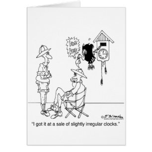 Horloge de coucou légèrement irrégulière