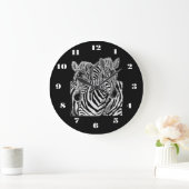 Horloge de couple Zebra (Maison)