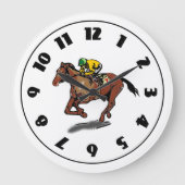 Horloge de courses de chevaux (Recto)