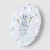 Horloge de courtepointe d'hiver (Angle)