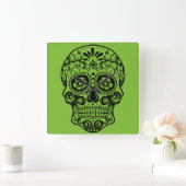 Horloge de crâne de sucre (Maison)