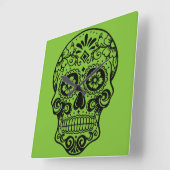 Horloge de crâne de sucre (Angle)