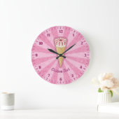 Horloge de crème glacée au cône de sucre (Maison)