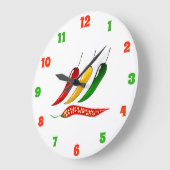 Horloge de cuisine chili Pepper (Angle)